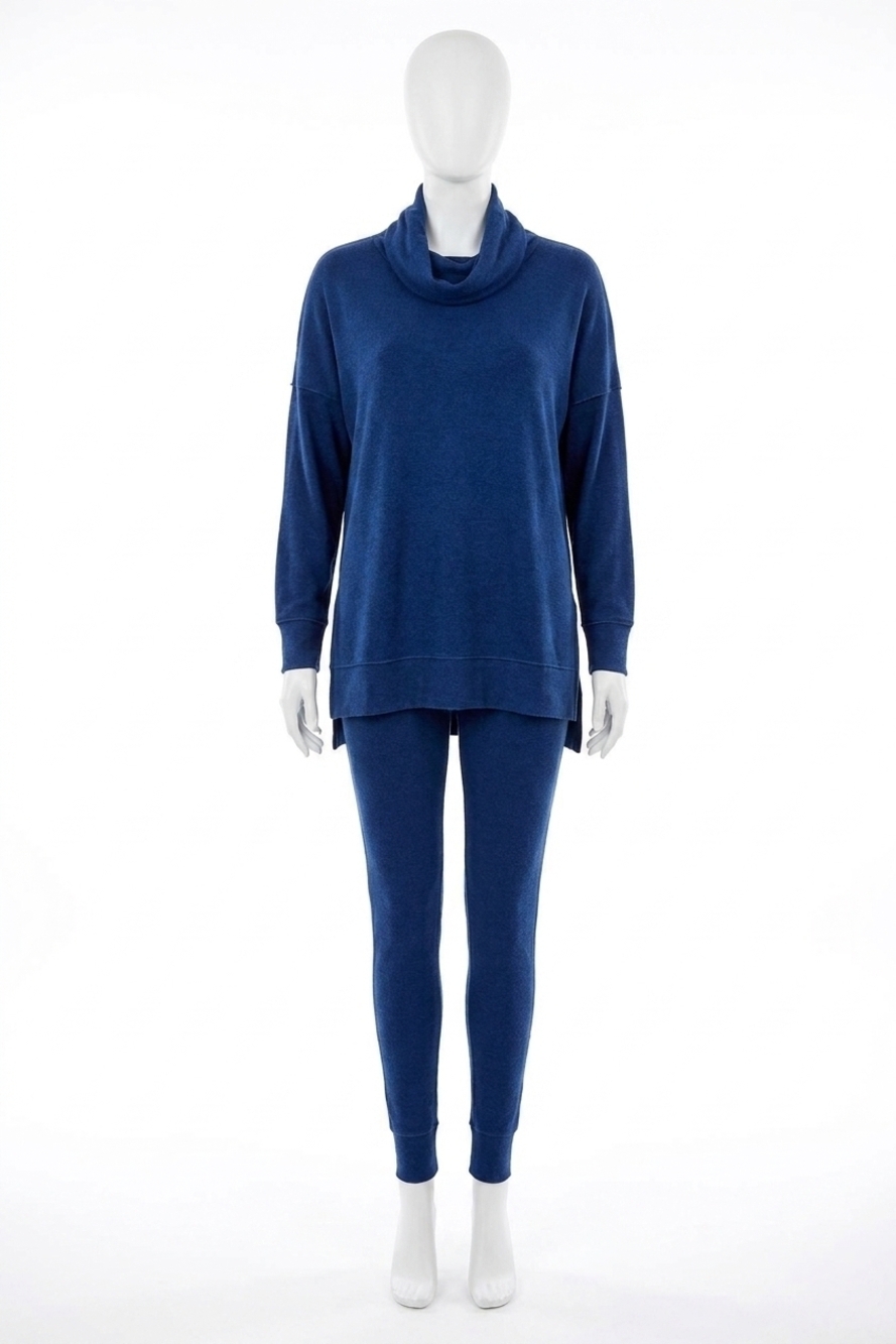 NEW FRENCH KYSS cowl poncho in cadet